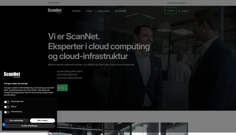 Scannet Plesk kontrolpanel med WordPress Toolkit og Git integration